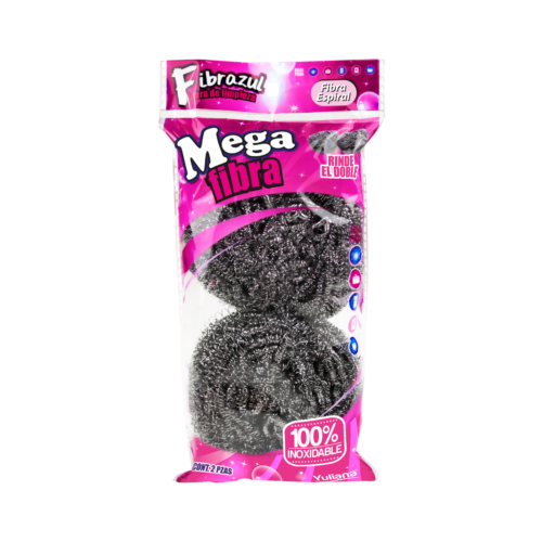 Fibra 2Pzas Mega Azul
