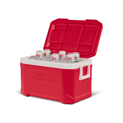 IG00050352 Hielera 50 Qts Rojo