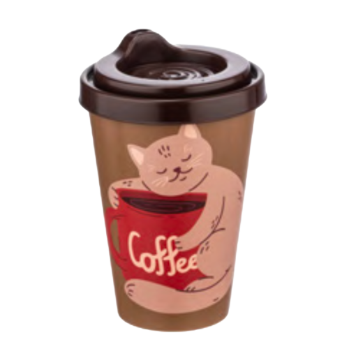 Vaso Cafetero Con Tapa