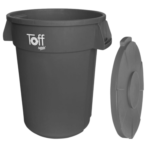 Cesto Toff 120 Lts Tapa Ciega Plana