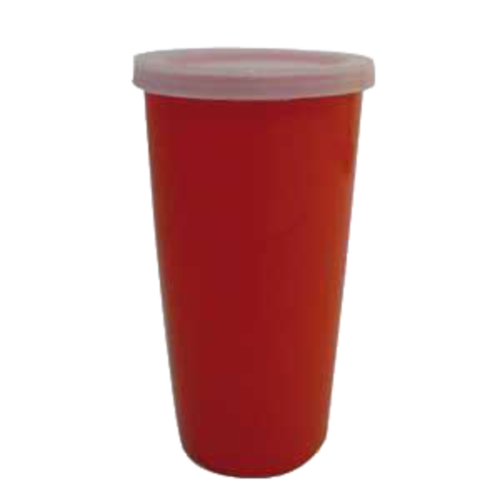 Vaso Largo Con Tapa