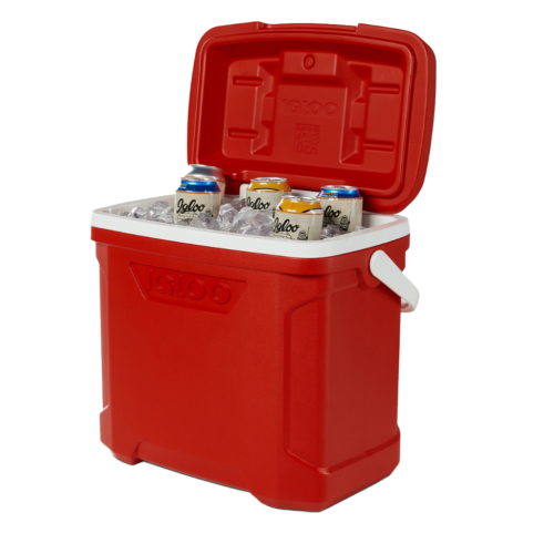 Hielera 30 Qts Rojo