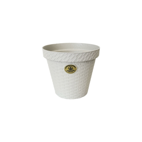 Maceta Rattan Redonda 15 Cm