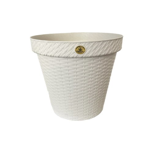 Maceta Rattan Redonda 34.5 Cm