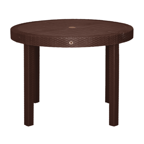 Mesa Rattan Redonda