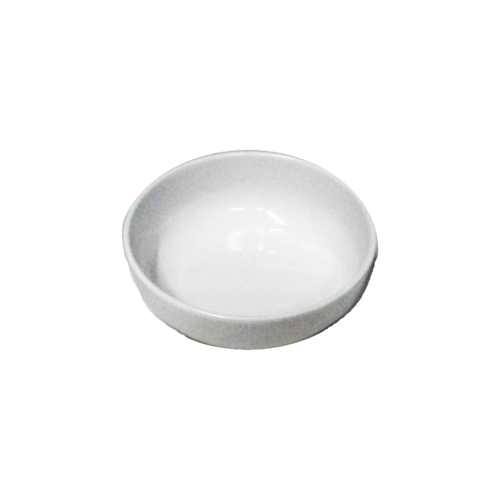 Tazon Corto 5.5" Melamina Blanca